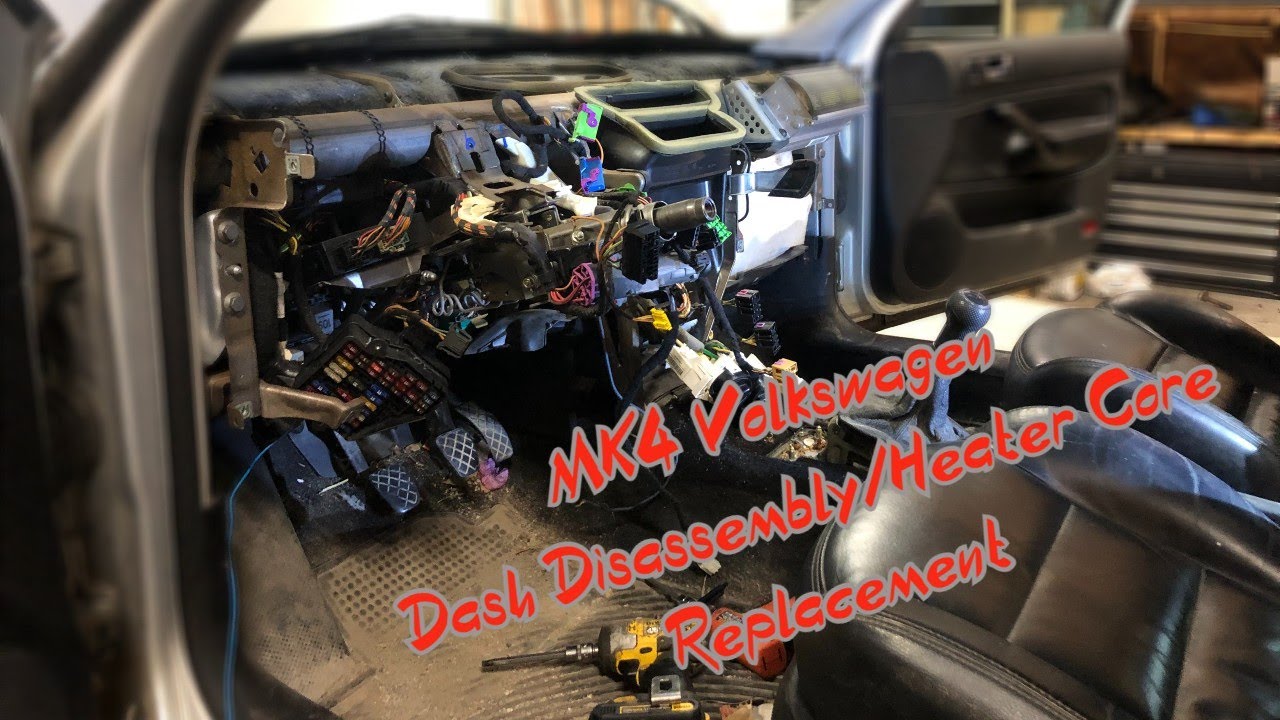 MK4 Volkswagen Dash removal/Heater Core replacement