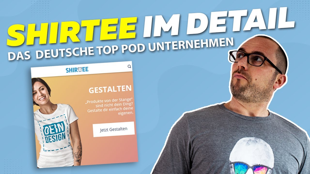 Shirtee Geld verdienen - Die Print on Demand Plattform im Detail