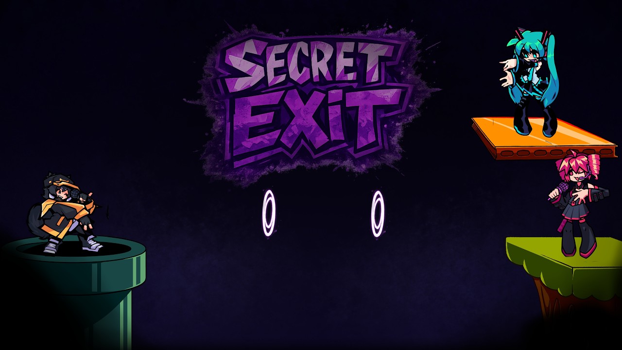 [PLAYABLE] Secret Exit But Cappie Hatsune Miku & Kasane Teto sing it COLLAB WITH ‪@OhagiCA | FNF |