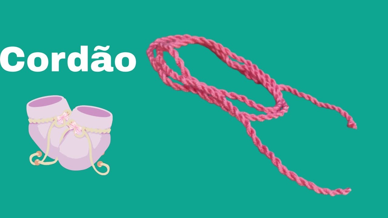 ☑️ Como fazer Cordão torcido super fácil