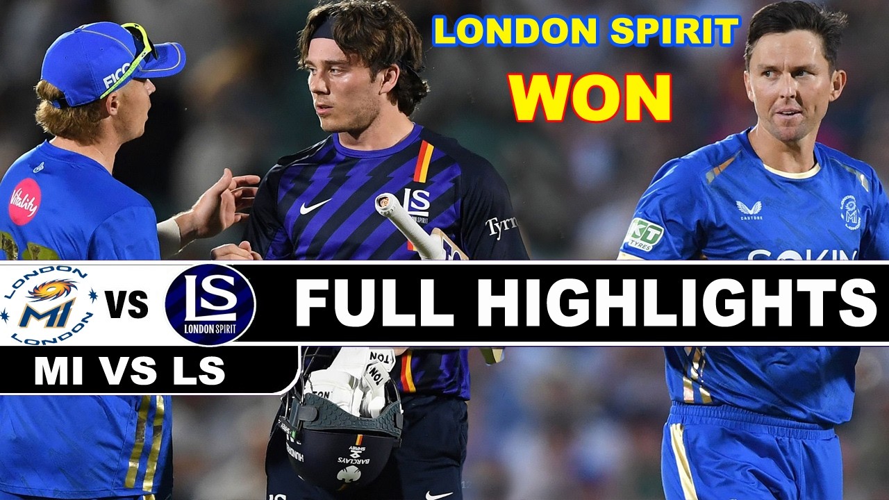 MI London vs London Spirit Full Match Highlights | 12th Match | The Hundred 2026