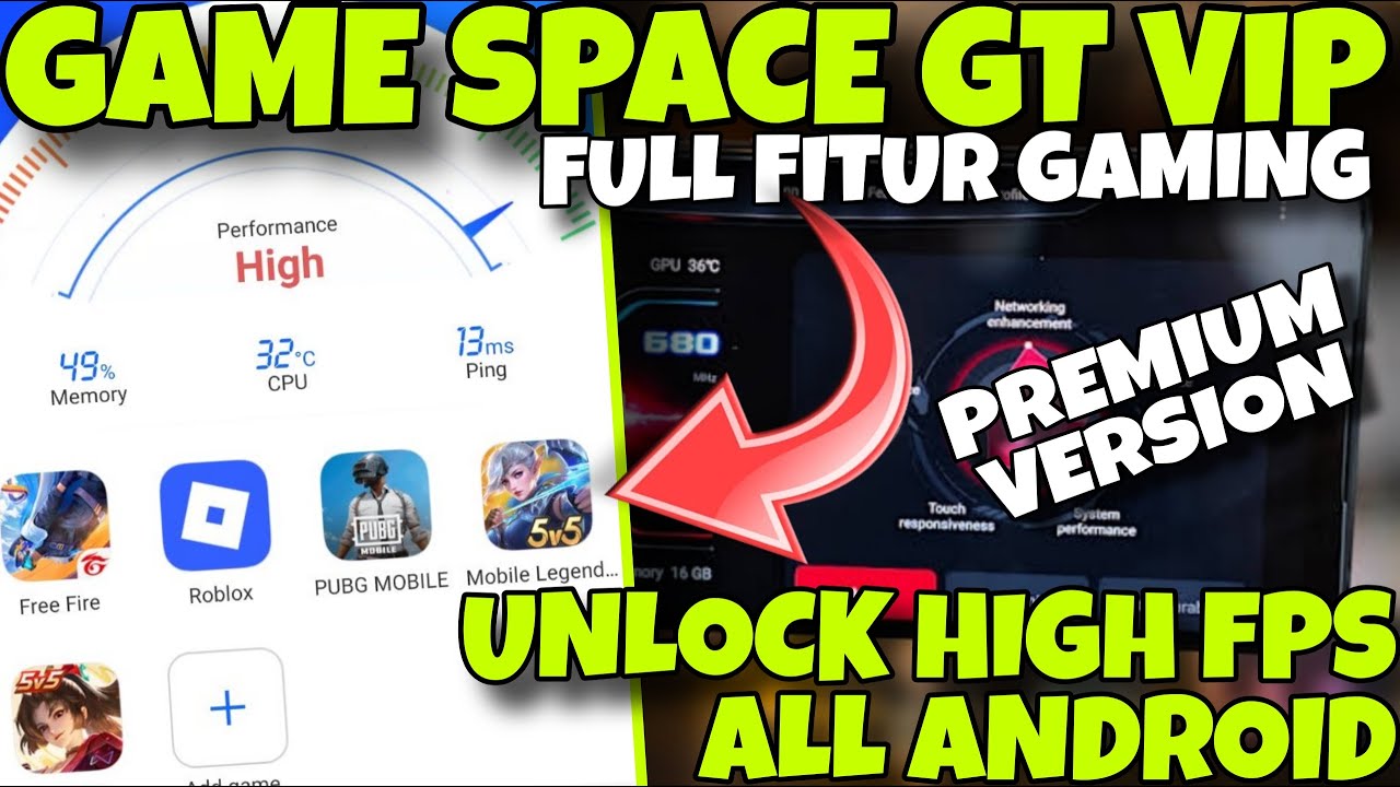 🔥 GAME SPACE GT VIP 2025 ‼️ FITUR PREMIUM PALING GG ‼️ SEMUA HP AUTO BOOSTER TANPA ROOT ⚡