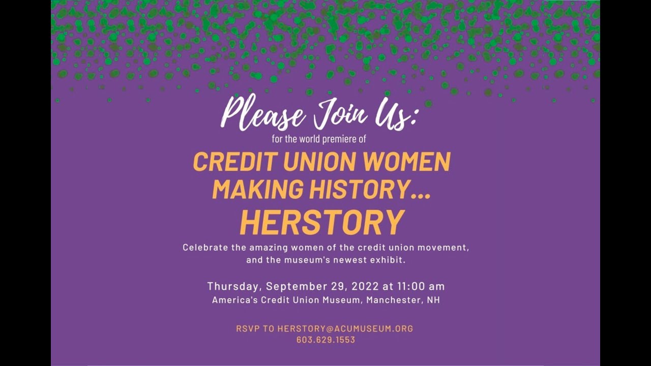 Credit Union Women Making History: HerStory
