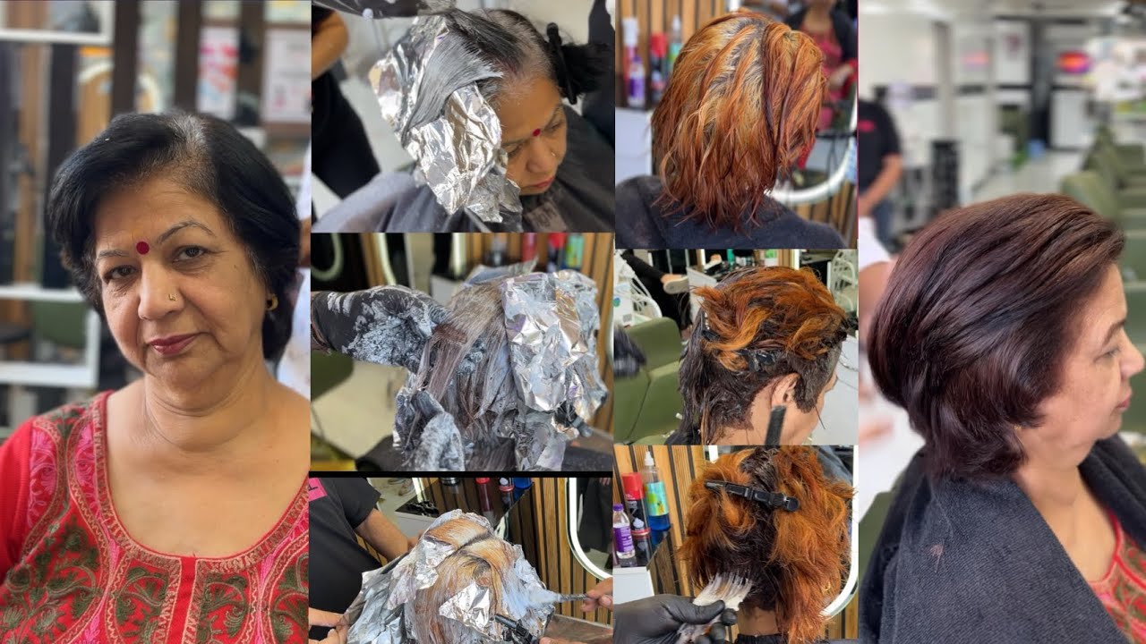 How to: Light Brown Copper || Global Colour Technique || Die Hair Colour Transformation ￼|| Tutorial