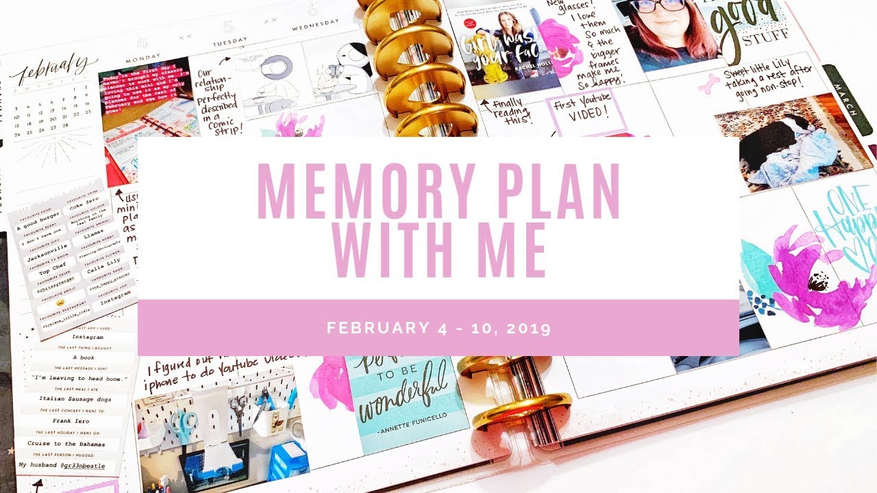 Plan with Me | Memory Planning | Feb 4-10, 2019