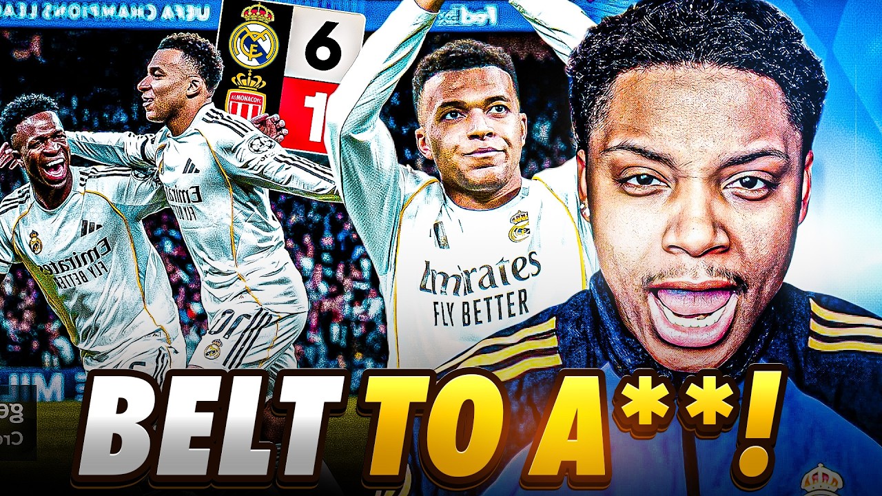 Vinicius & Mastantuono MASTERCLASS ✨ Real Madrid 6-1 Monaco