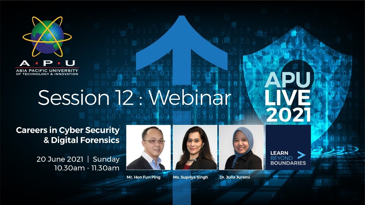 Webinar - Careers in Cyber Security & Digital Forensics