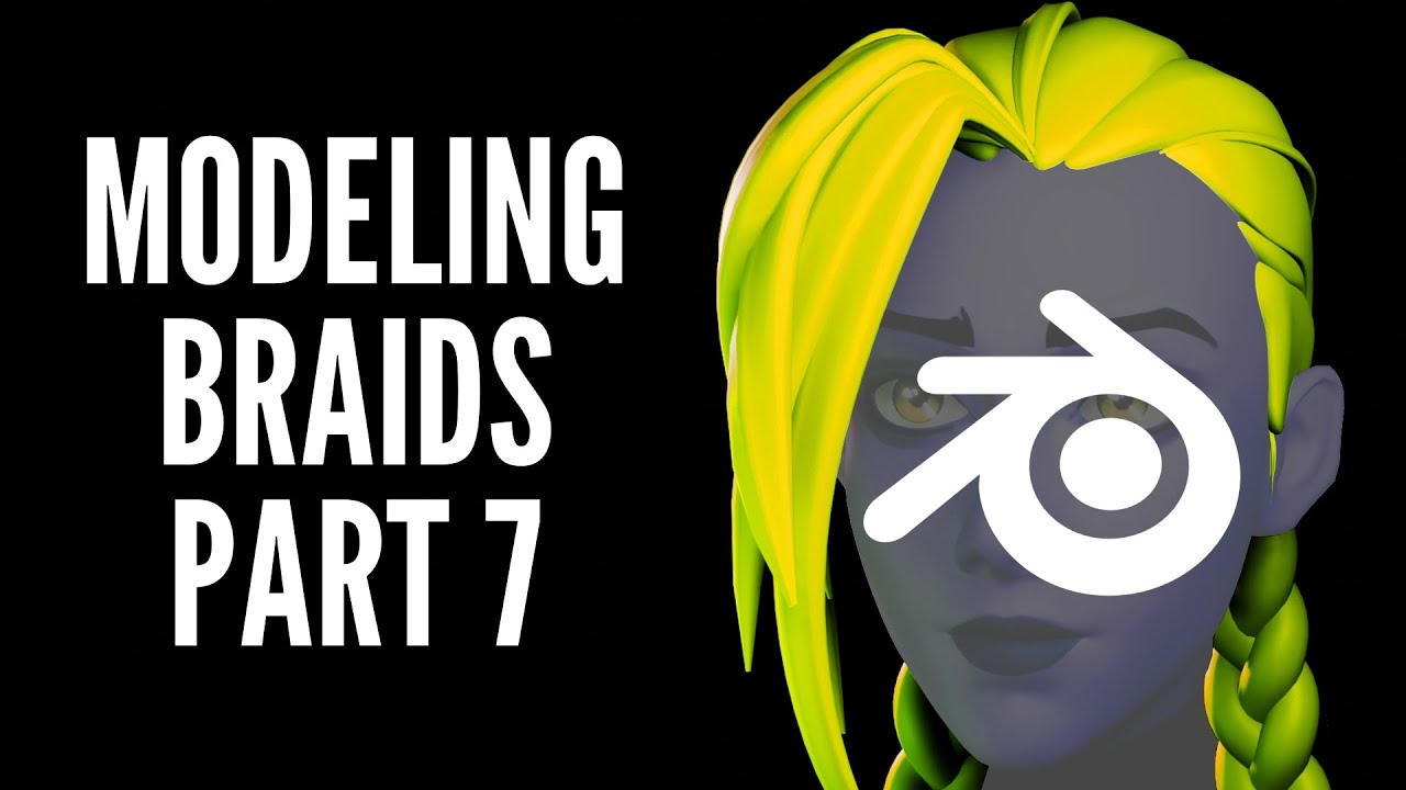 Blender beginner tutorial character head full workflow: sculpting, retopology, texturing ( Part 7 )
