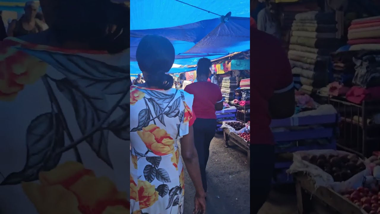 See what maypen  Market  looks like on a Saturday jamaica 