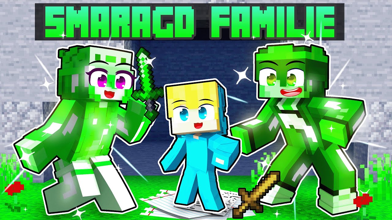 ADOPTIERT von der SMARAGD FAMILIE in Minecraft!