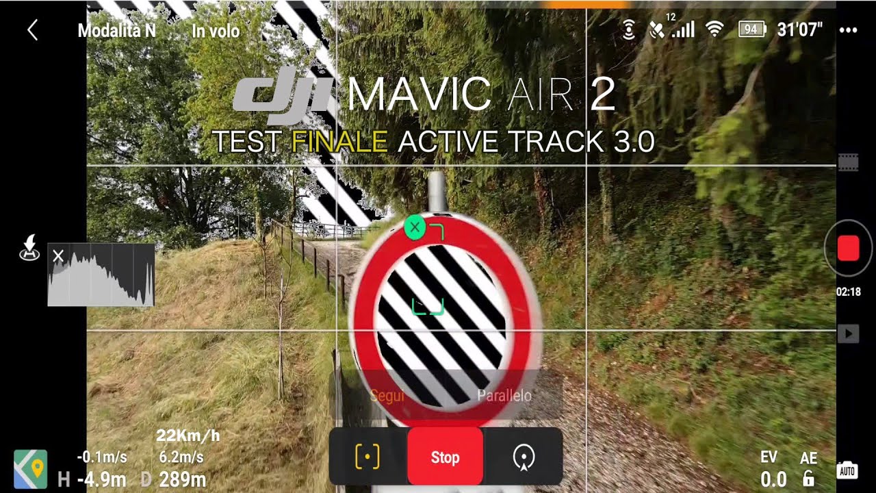 DJI MAVIC Air 2-TEST FINALE Active Track 3.0! La funzione automatica di inseguimeto APAS 3.0!