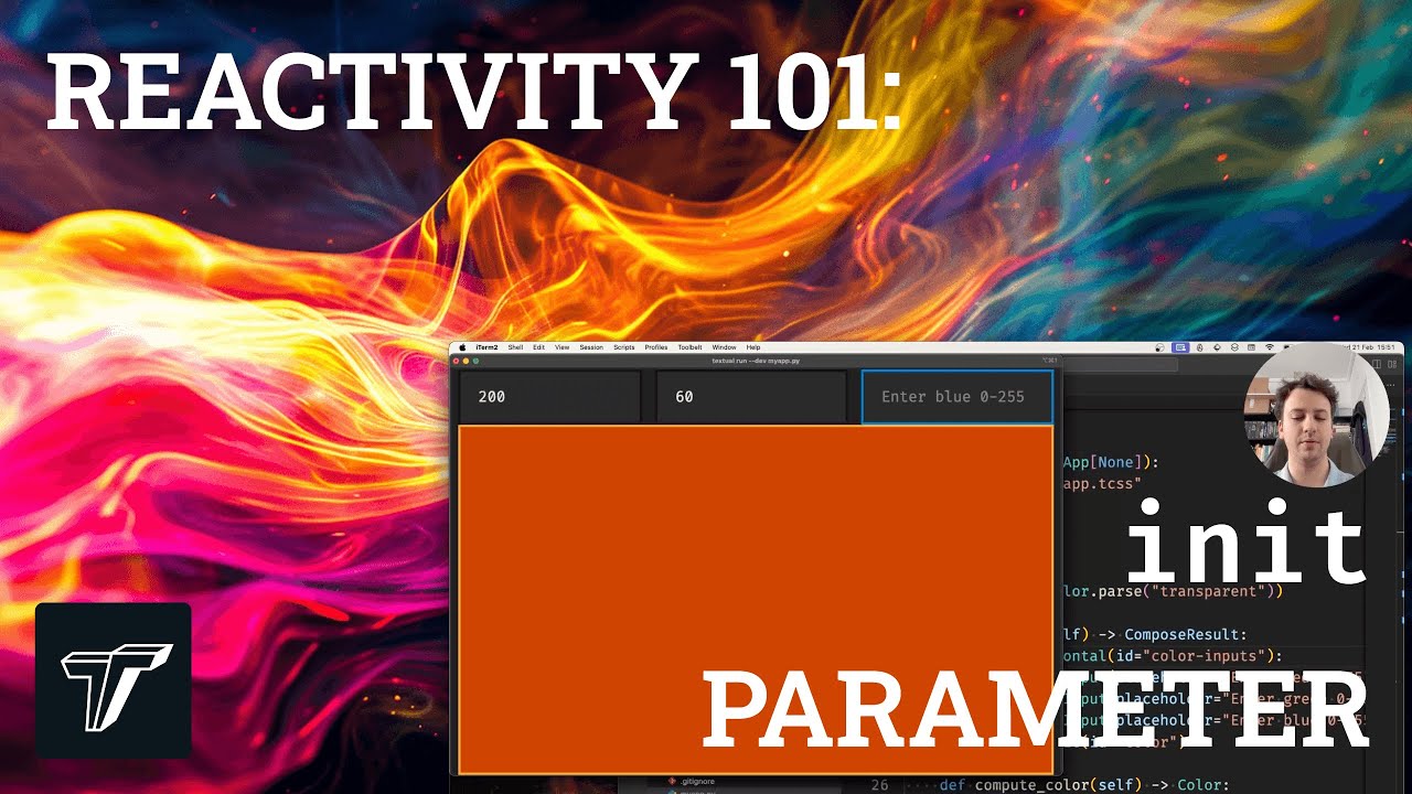 Prevent reactive initialisation with the `init` parameter – Textual reactivity 101