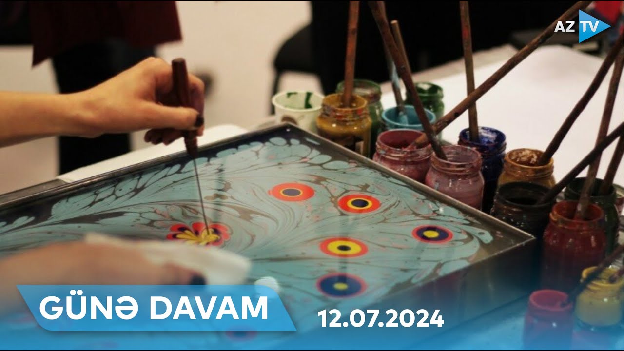 Su üzərində unikal sənət: Ebru I GÜNƏ DAVAM 12.07.2024