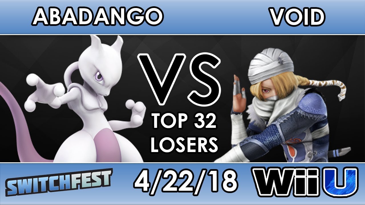 Switchfest - Abadango (Mewtwo) VS CLG | VoiD (Sheik) - Smash 4 - Top 32 - Losers Round 4