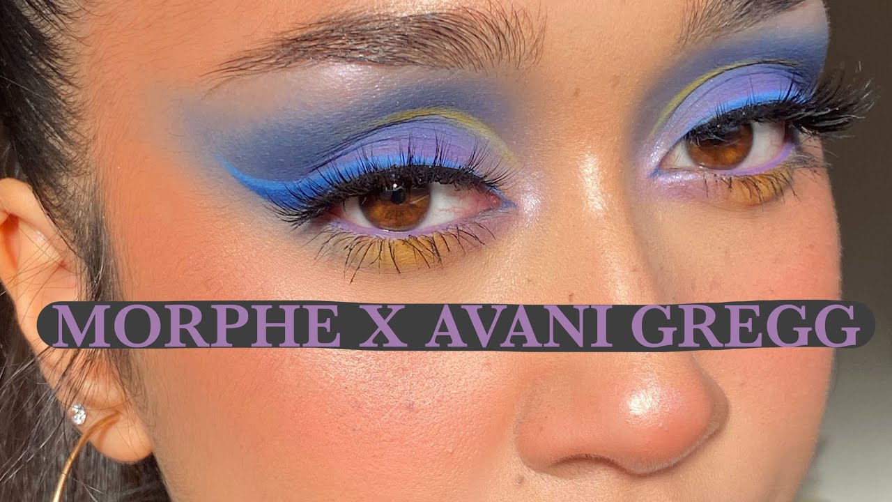 testing out the new MORPHE X AVANI GREGG palette!