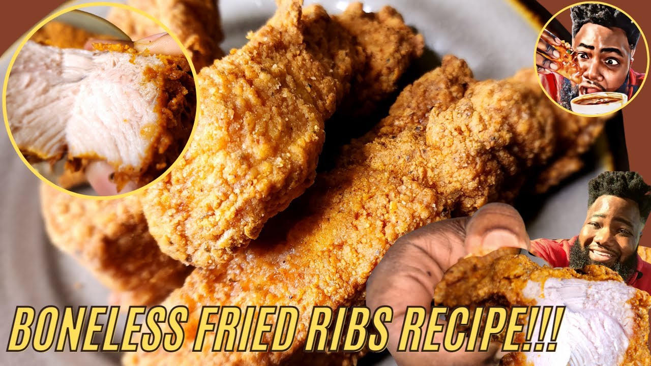 BEST BONELESS DEEP FRIED RIBS!!! | How to Make It the Right Way!