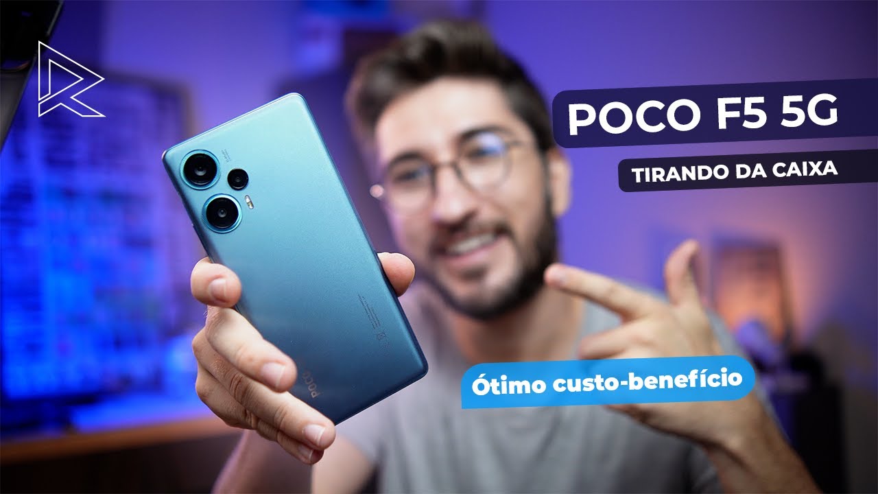 Tirando da Caixa o Poco F5, ótimo custo benefício!