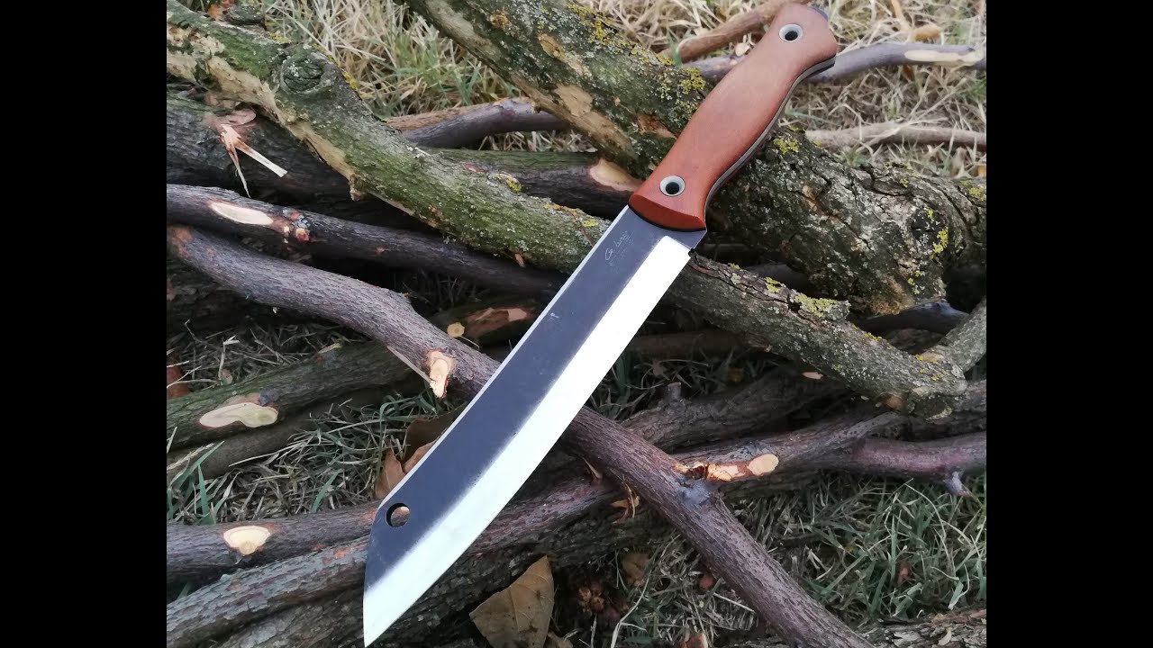 Terawa Skrama 200 Full Tang Chopping Test