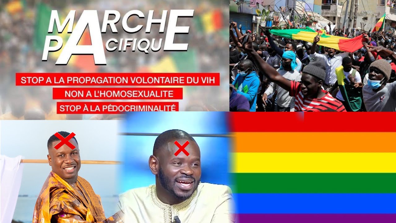 Manifestation contre l'homosexualité et la transmission volontaire du VIH