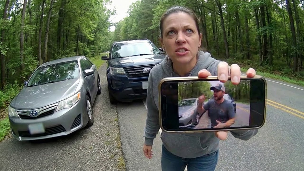 Road Raging Karen Thinks She is Untouchable