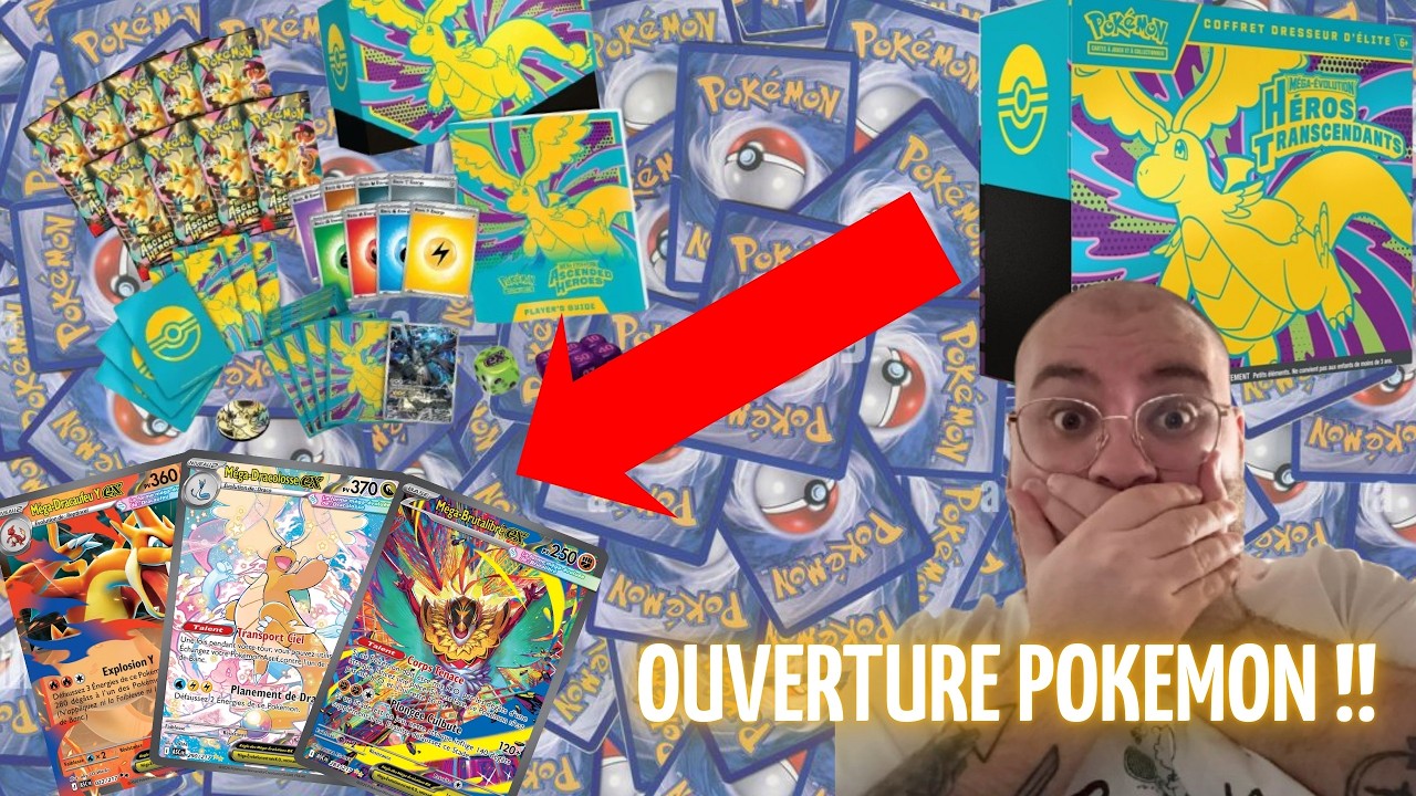 OUVERTURE POKEMON (ETB HEROS TRANSCENDANTS)