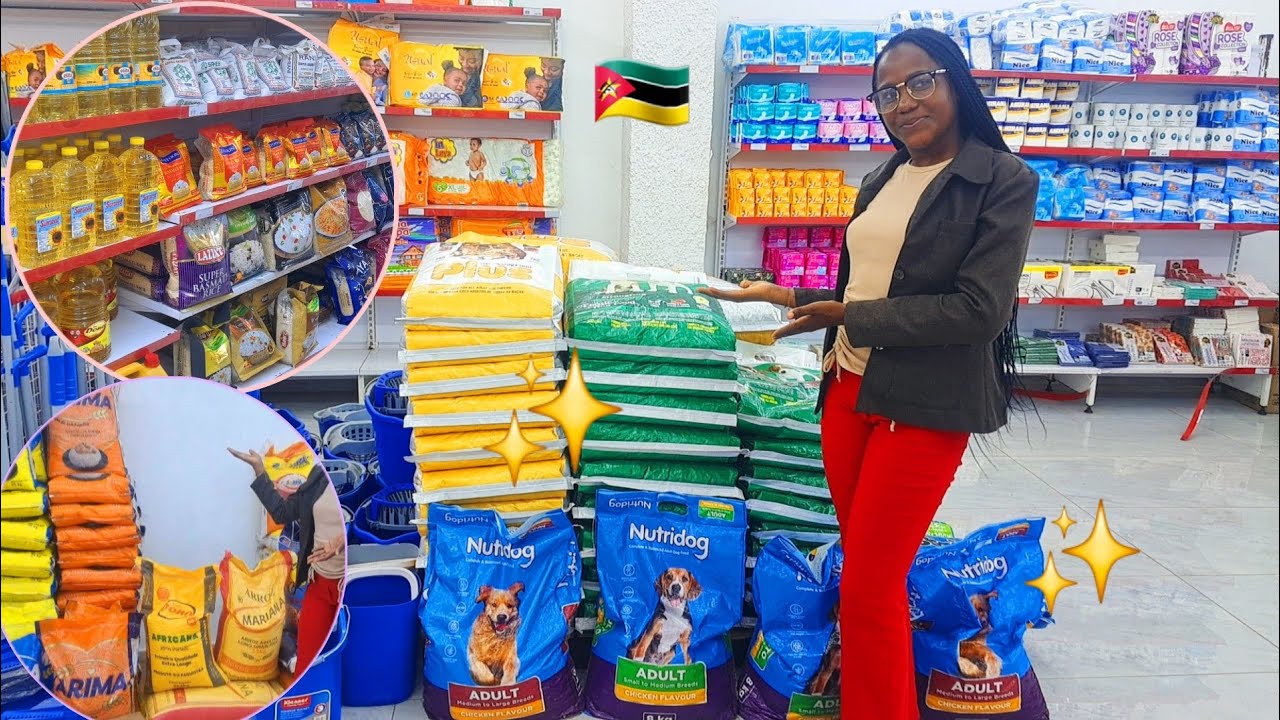 PREÇOS DE PRODUTOS ALIMENTARES *cesta básica* NUMA CIDADE PEQUENA EM MOÇAMBIQUE  (mostrei Tudoo) 💸💰