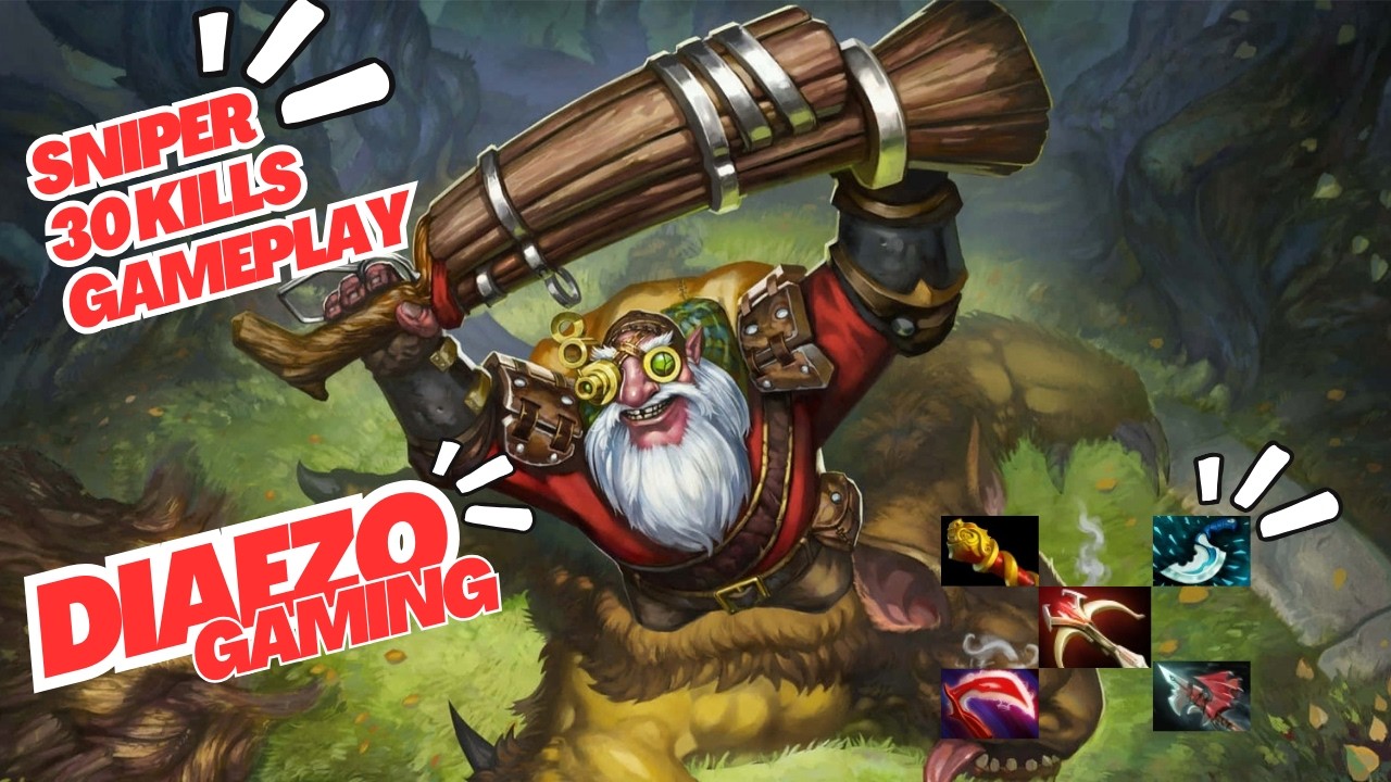 I BROKE THE GAME WITH SNIPER! 😱 (30 KILLS) Dota 2 Gameplay