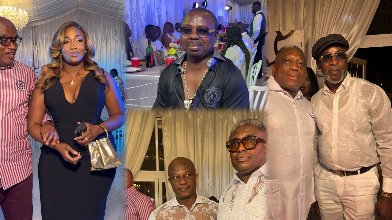 Maxi,Sika Gari & Former Blackstar Coach Arrives at KUMASI EXECUTIVES MENS CLUB 5th Anniversary Party