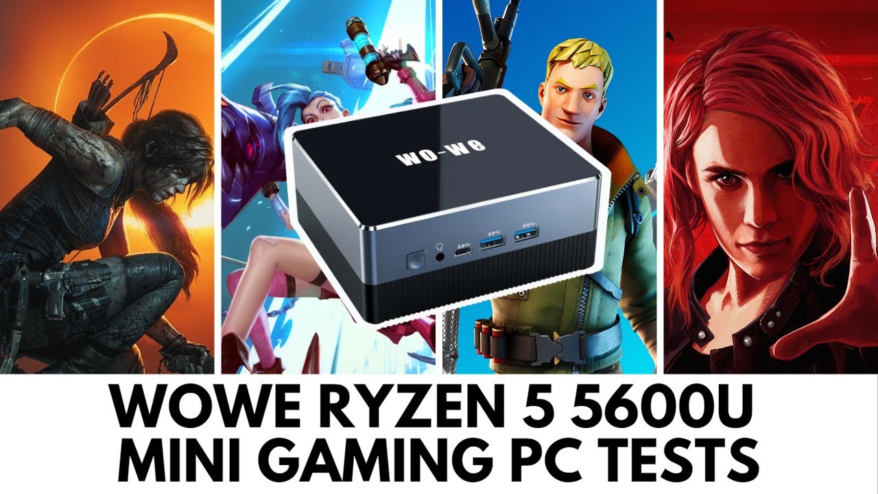 WoWe AMD Ryzen 5 5600U Gaming Mini PC Game Tests