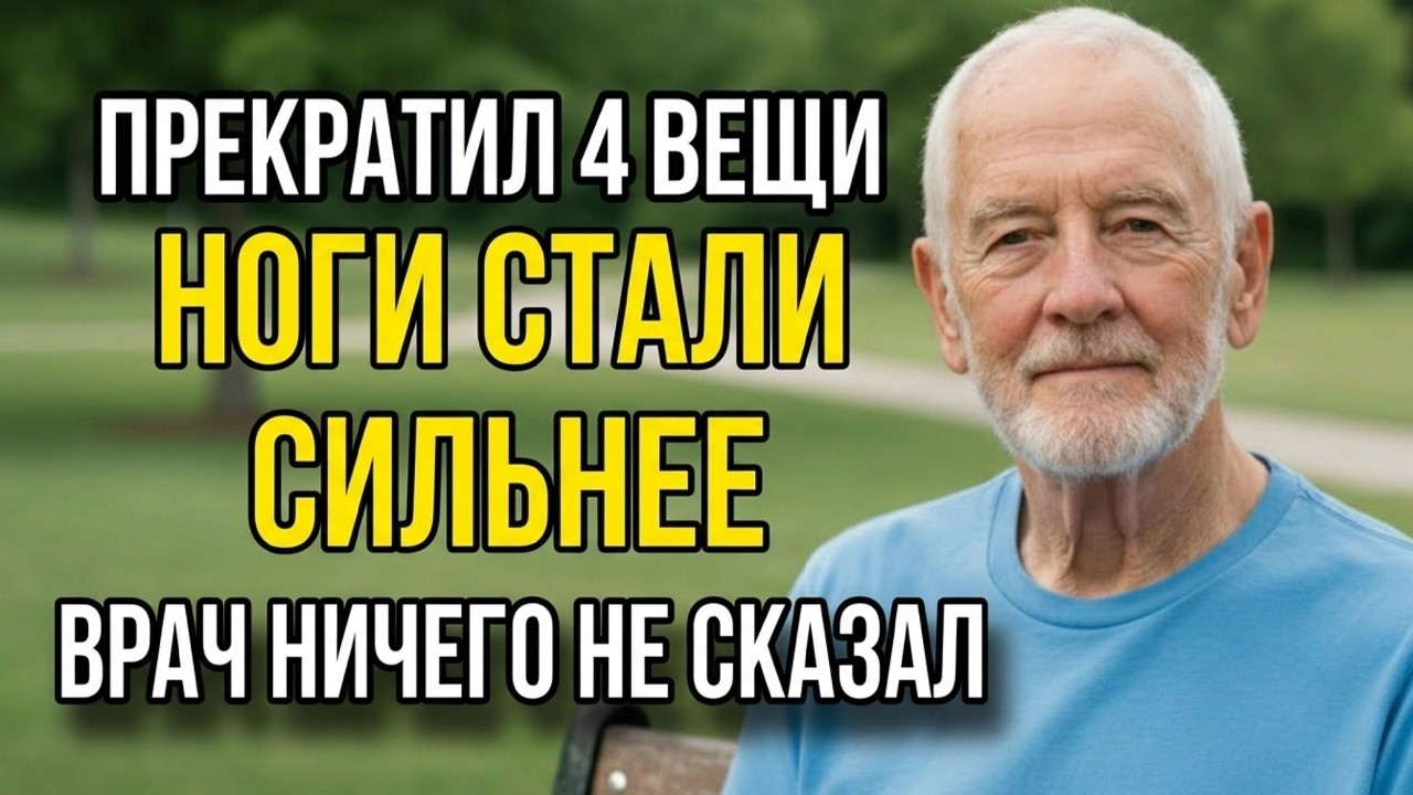 После 70 я перестал делать эти 4 вещи — и мои ноги снова стали сильными
