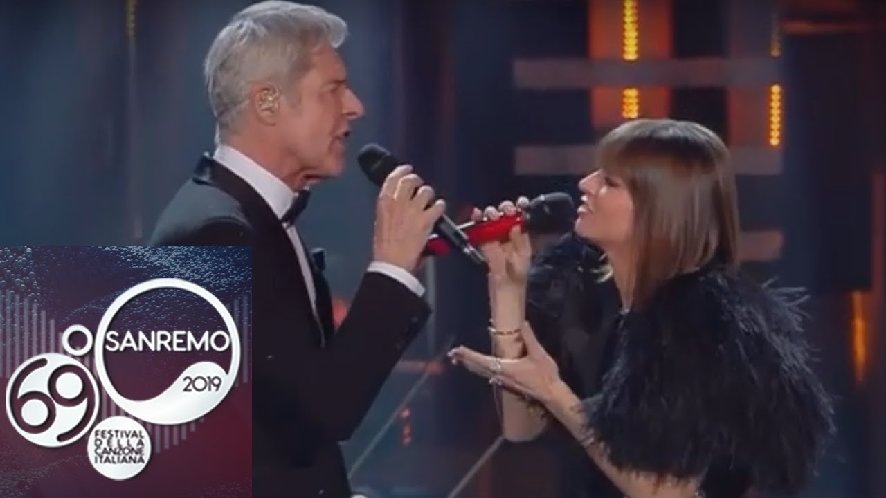 Sanremo 2019 – Alessandra Amoroso e Claudio Baglioni cantano 