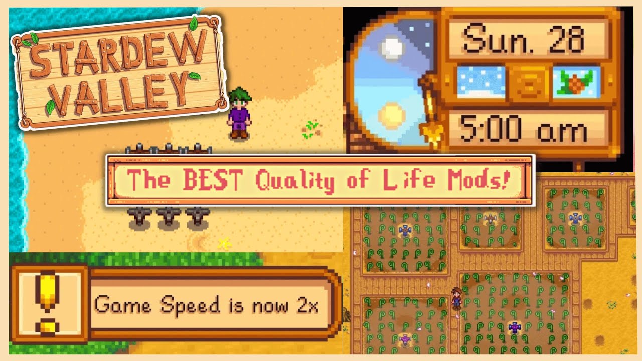 ЛУЧШИЕ моды, улучшающие качество жизни для Stardew Valley
