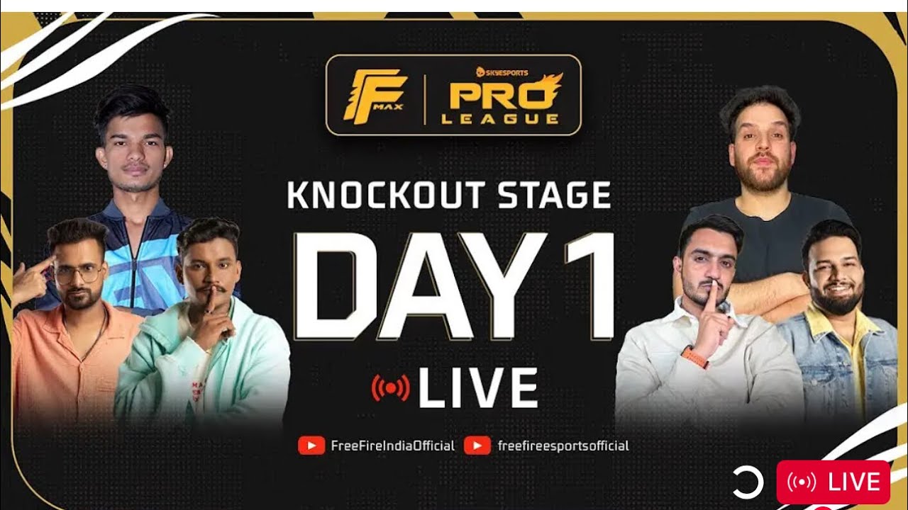 [HI] Skyesports Pro League FFM 2025 |Knockout Stage - Day 1 | Free Fire MAX|