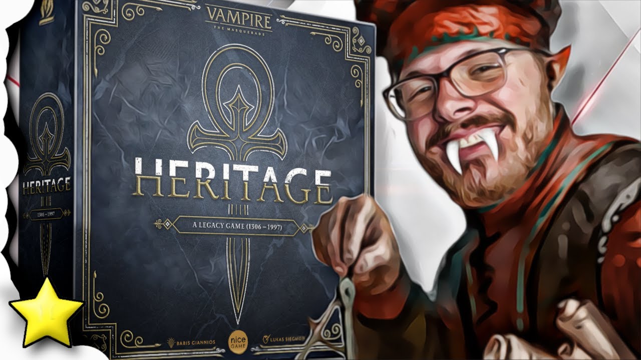 Vampire HERITAGE Brettspiel: Sieht es leckerer aus als es ist? | BrettMan Review