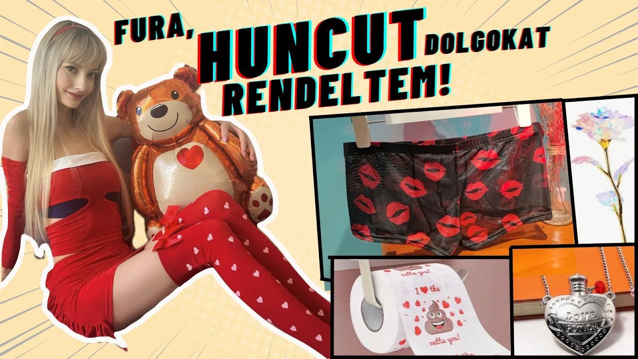 HUNCUT, fura dolgokat RENDELTEM❗️ | #valentinesday  #tiktok #fanniburjan