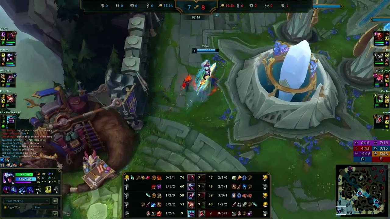 TALON VS RENGAR - 16/5/9 KDA JUNGLE GAMEPLAY EMERALD I