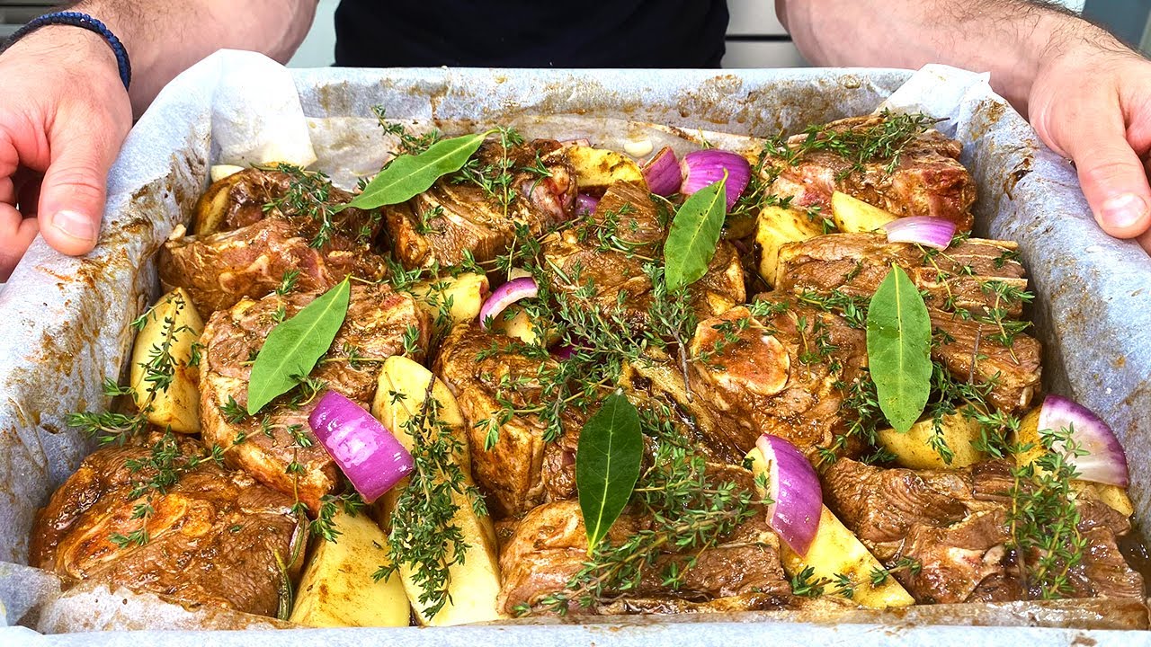 Slow Roasted Greek Lamb Kleftiko that will MELT in your mouth!
