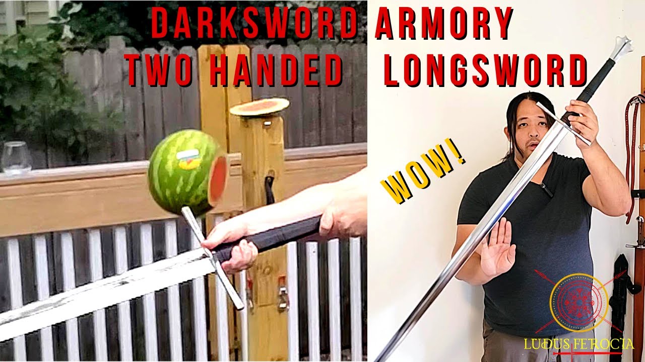 Darksword Armory Gothic Longsword Review & Test Cutting