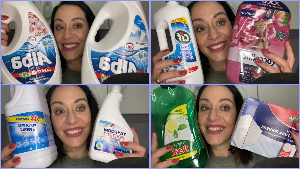 Asmr prodotti finiti per la cura della casa ~ Asmr ita