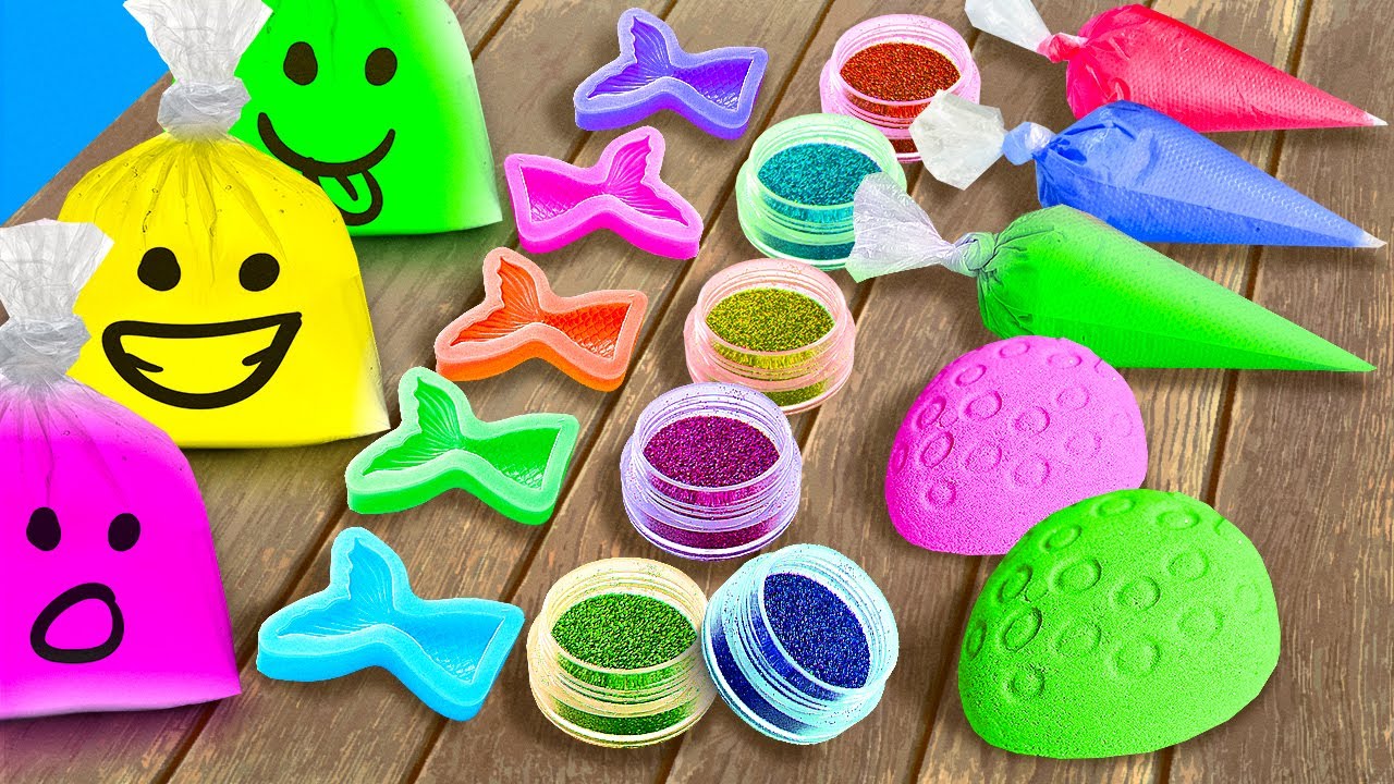 NAJLEPSZE KOMPILACJE RELAKSACYJNE || BROKAT, PIASEK, SLIME, MALOWANIE, ŻYWICA I MODELINA