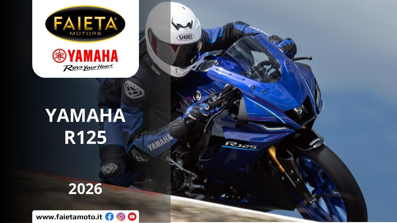 Novità 2026 Yamaha R125 | Faieta Motors