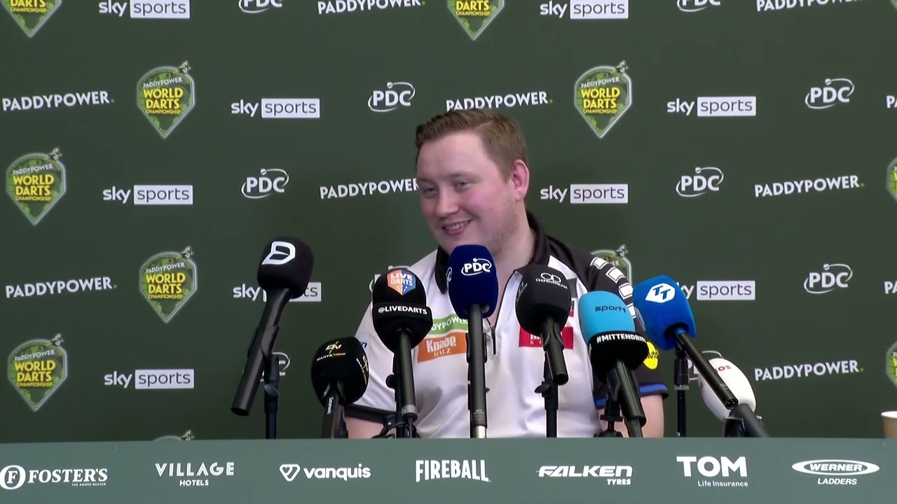 Interview Martin Schindler - World Darts Championship 2026 - Round 1 (German)