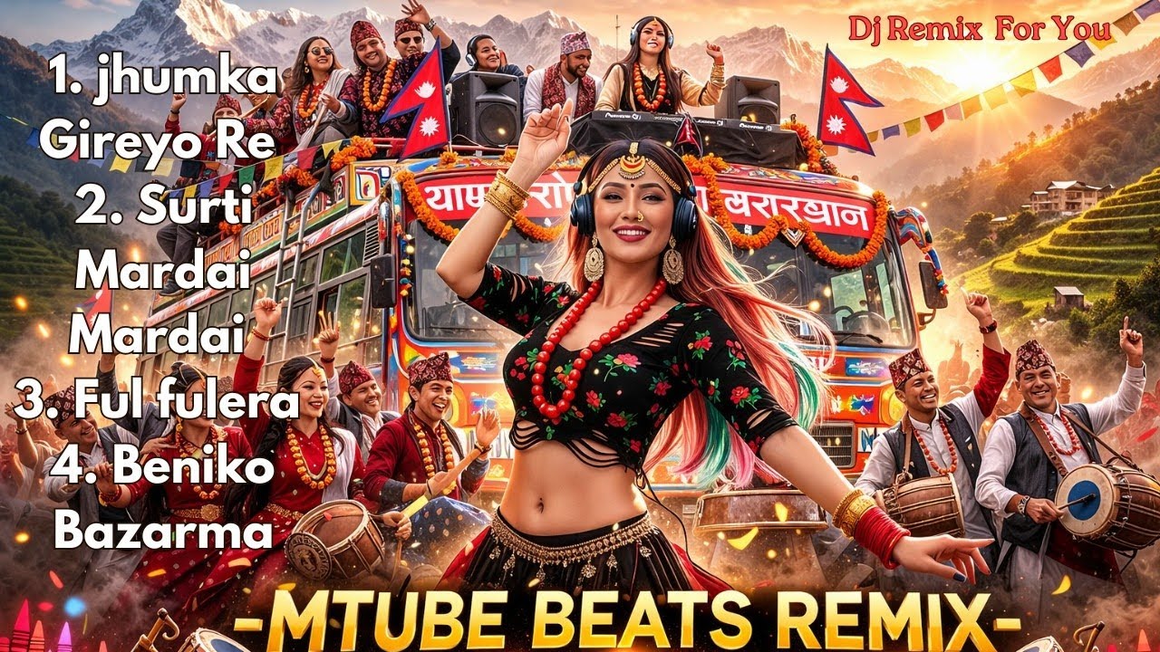 Jhumka Gireyo Rey Dj Remix Song Collection Special For Party ( Bihe Dance Vibes )