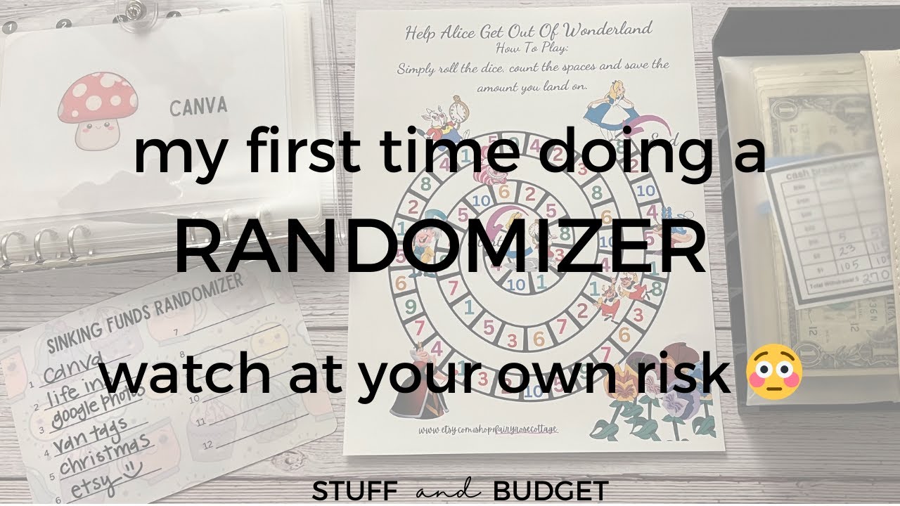 My first RANDOMIZER! ⚠️ WARNING- Hot mess!! WATCH AT YOUR OWN RISK! ☠️ Trying to allocate $317!! 😵‍💫
