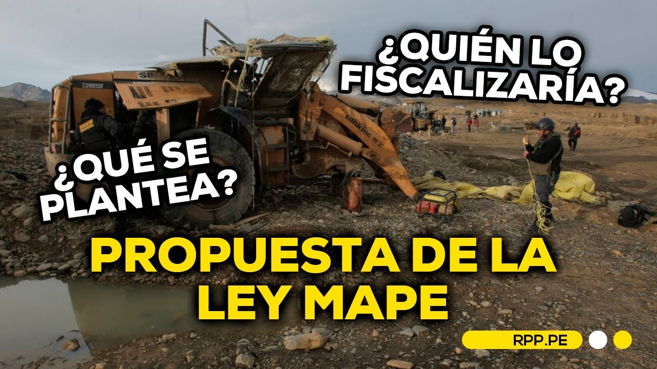 🧐 ¿Qué se propone con la Ley MAPE y cómo se fiscalizaría? #ADNRPP | ENTREVISTA