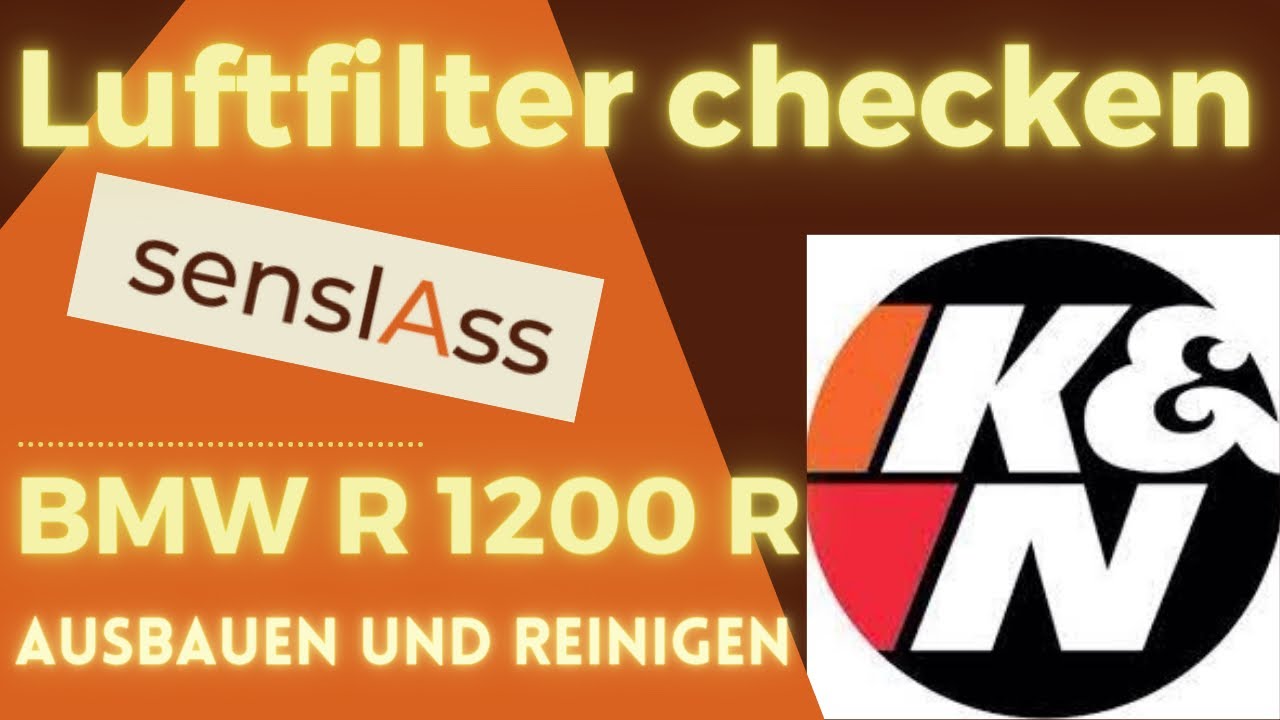 K&N Luftfilter ausbauen und reinigen | BMW R 1200R LC #r1200r #senslass #luftfilter
