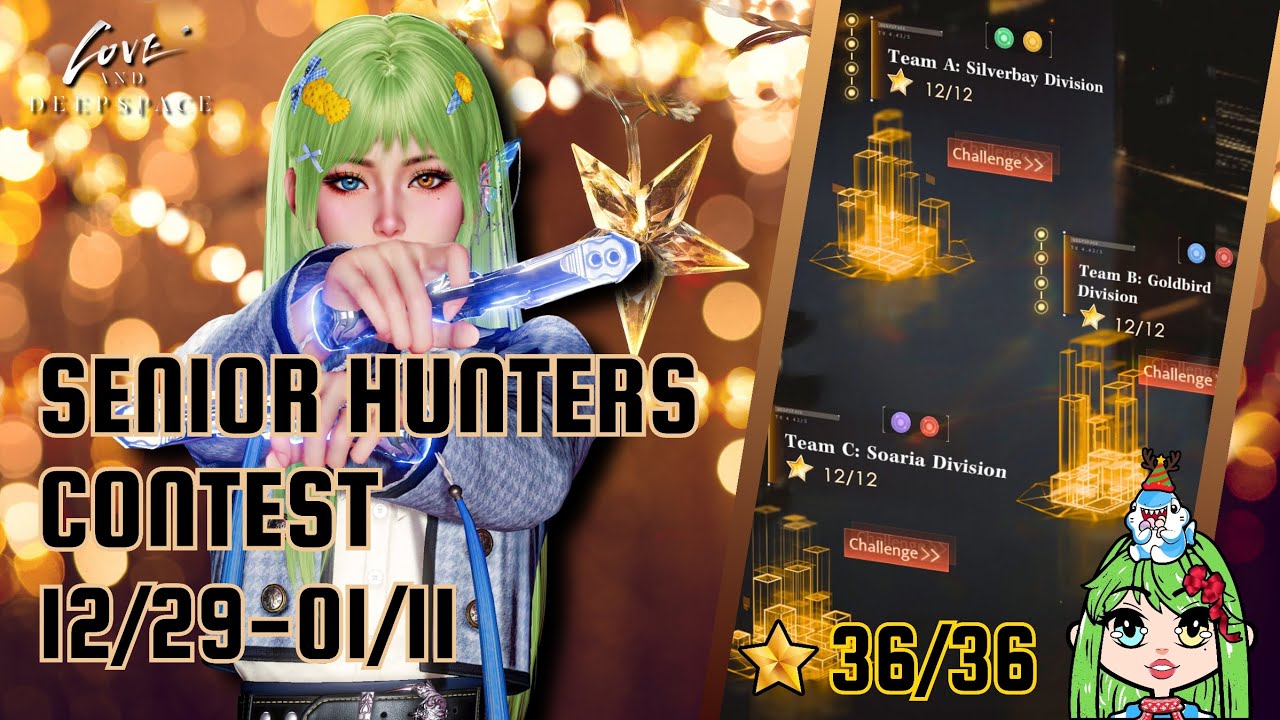 12/29-1/12 SHC 36 ⭐ All Teams No Gamma Cores | All Old Myths Only | R0 MN/SF/LR | Love and Deepspace