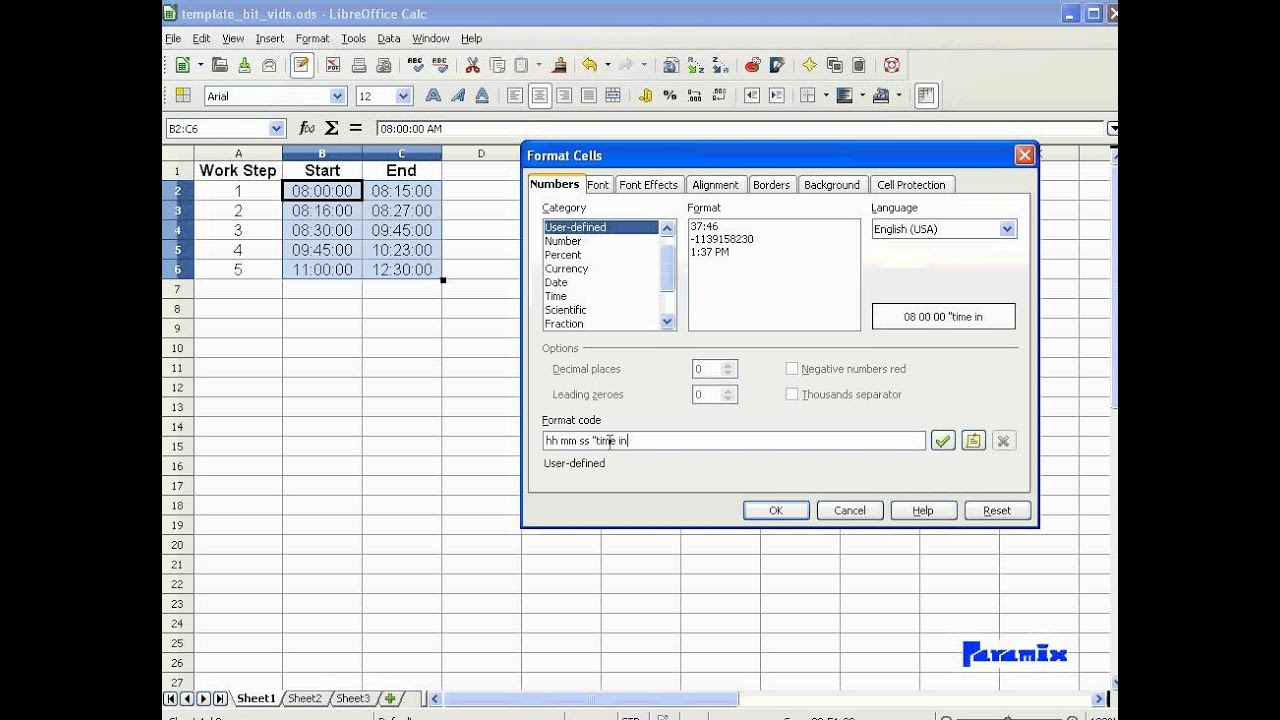 Time in Spreadsheets Part 1 -- (Excel, Libreoffice, Openoffice)