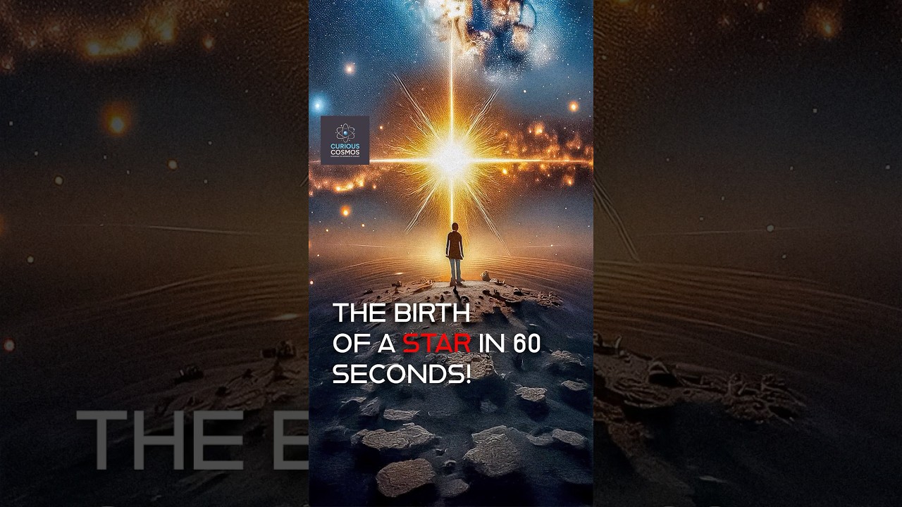Witness a Star's Birth in 60 Seconds! 🤯 Stellar Formation Captured ✨