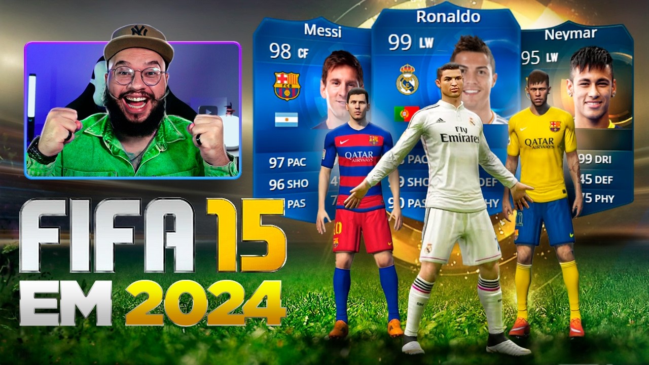 JOGUEI O FIFA 15 EM 2024!